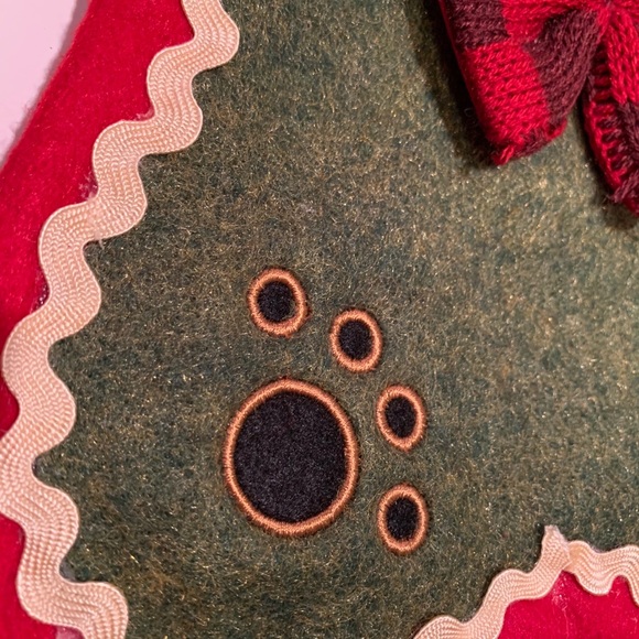 HOLIDAY DOG STOCKING. - Picture 3 of 8